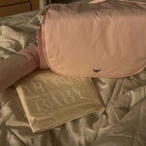 Emporio Armani Soft Pink Baby Bag
